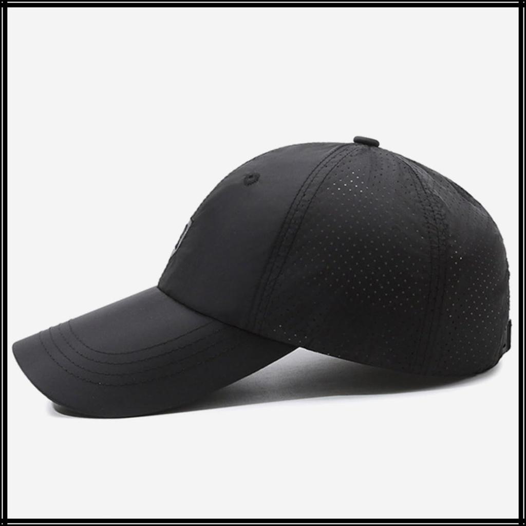 Кепка White Fang Дышащая Защита от солнца Бег Спорт На открытом воздухе Мужчины Женщины CZA081 (черный)