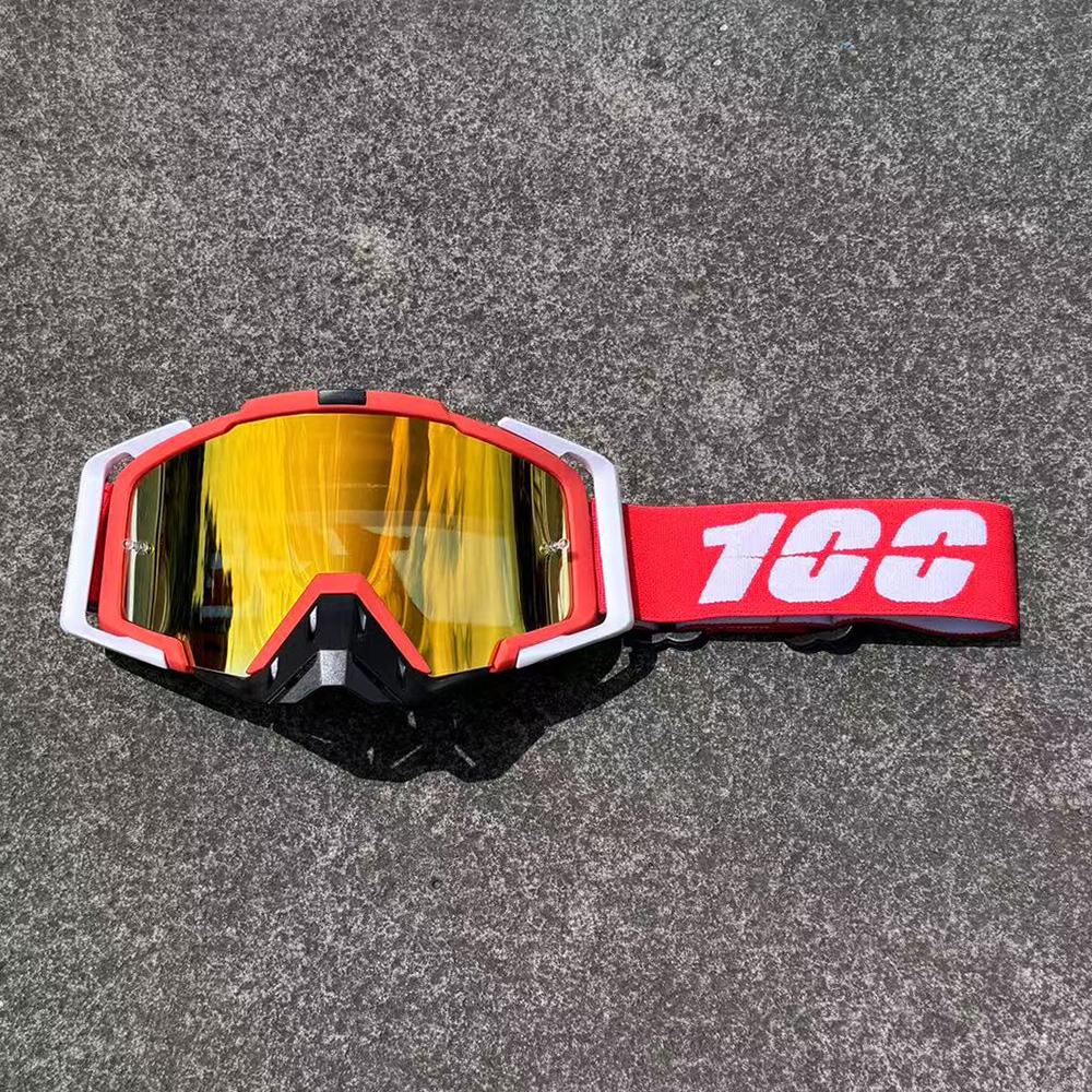 100 очков для мотокросса, солнцезащитные очки для мотоциклистов, мужские очки для горного велосипеда, квадроцикла, ветрозащитная защита, лыжи, велоспорт, гонки, внедорожные очки