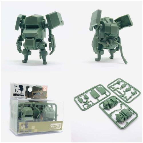 Cavico Choipura Series No. 003 Japan Ground Self-Defense Force Type 07 Tank, Nacchin, Approximately 45mm Tall, Plastic Model Kit MIM-005-JG