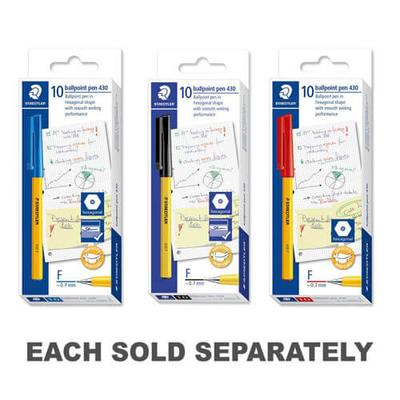 Шариковая ручка Staedtler Stick Fine (Коробка из 10 шт.)