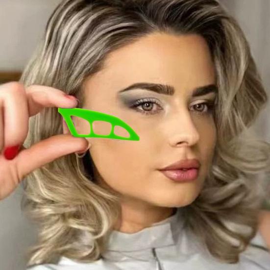 1/2/3/4 шт. силиконовый трафарет для теней для век многоразовый помощник для начинающих помощник для нанесения теней для век шаблон для картирования женские инструменты для быстрого макияжа глаз