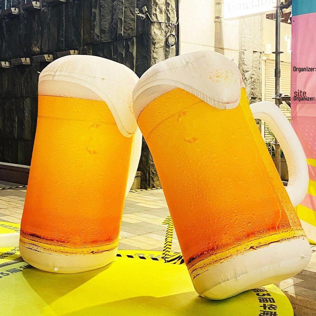 Надувная форма для бутылки с напитком в виде мультфильма - Большая для молочного чая, банка Wahaha, пивной шар