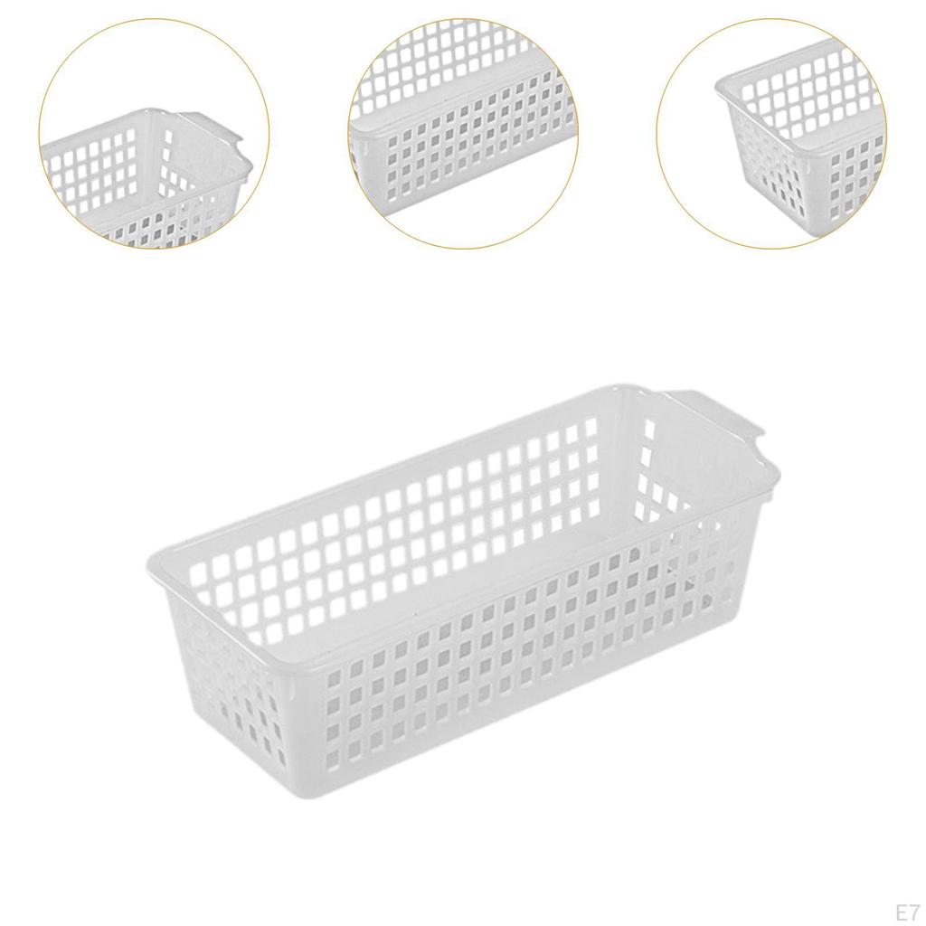 Коробка из 6 корзин для хранения вещей Компактный внешний вид Экономящий место контейнер-органайзер для