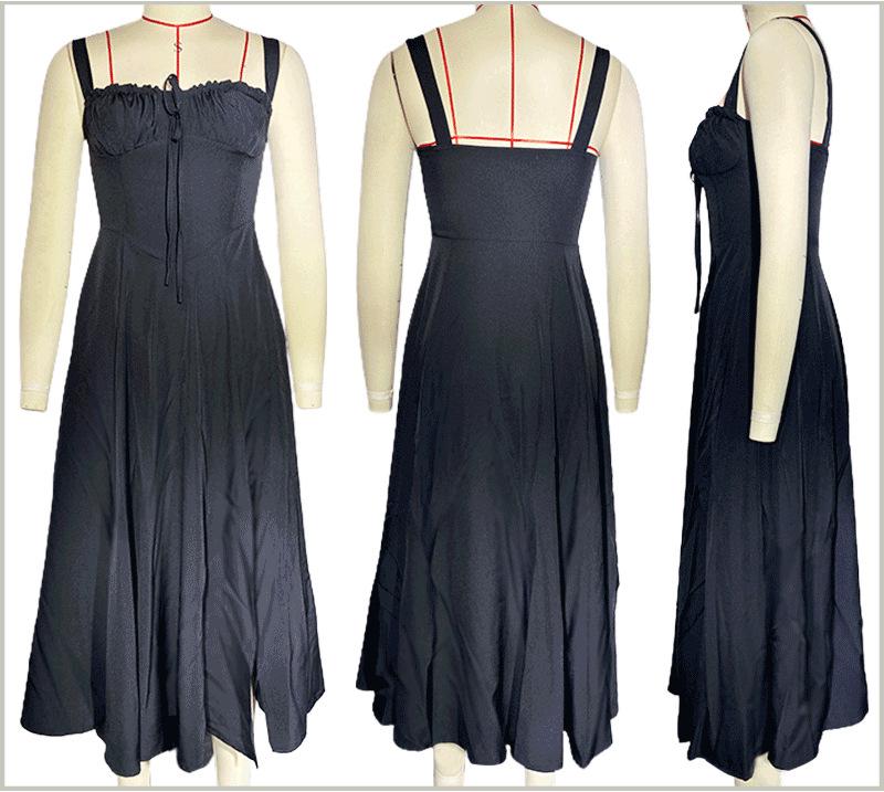 2026 Элегантное французское летнее платье-слинг высокого класса для женщин