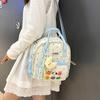 Super Cute Summer 2025 New Japanese Cute Sweet Style Backpack Cartoon Simple Girl Backpack Crossbody Shoulder