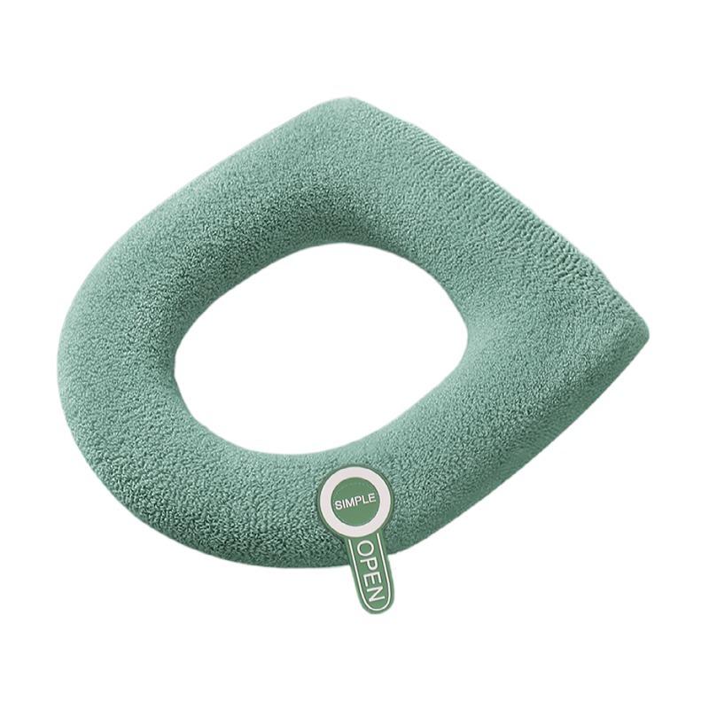 Универсальный чехол для унитаза, кольцо для унитаза, подушка на сиденье для унитаза, украшение для ванной комнаты, коврик для туалета с ручкой