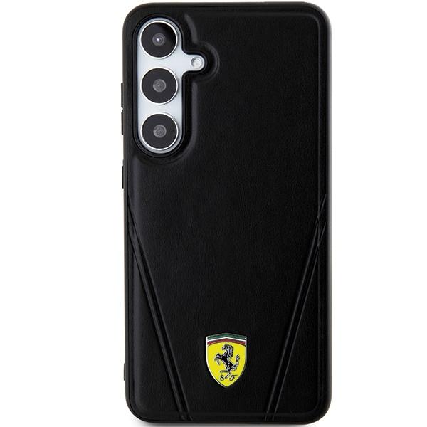 Ferrari Fehms24Sp3Bak S24 S921 Czarny/Black Hardcase Hot Stamp V Lines Magsafe