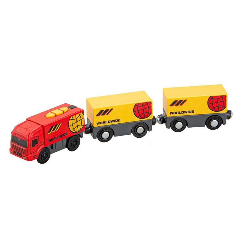 Kids Electric Train Toys Set Train Diecast Slot Toy Fit Standard Wooden Train Track Railway Gift For Children