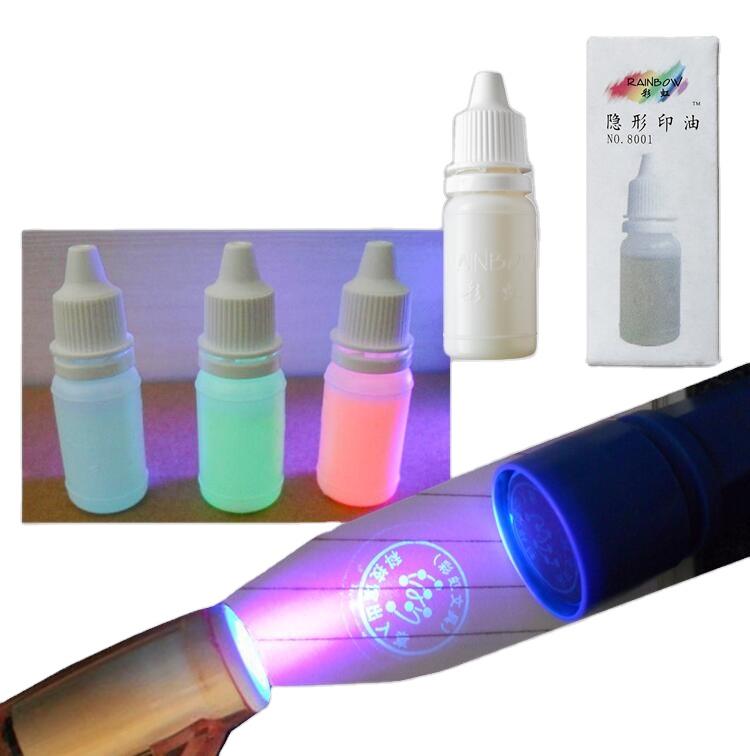 High Quality UV Ink Invisible Stamp Ink Magic Pigment UV Light Pen Fluorescent Graffiti Permanent Markers
