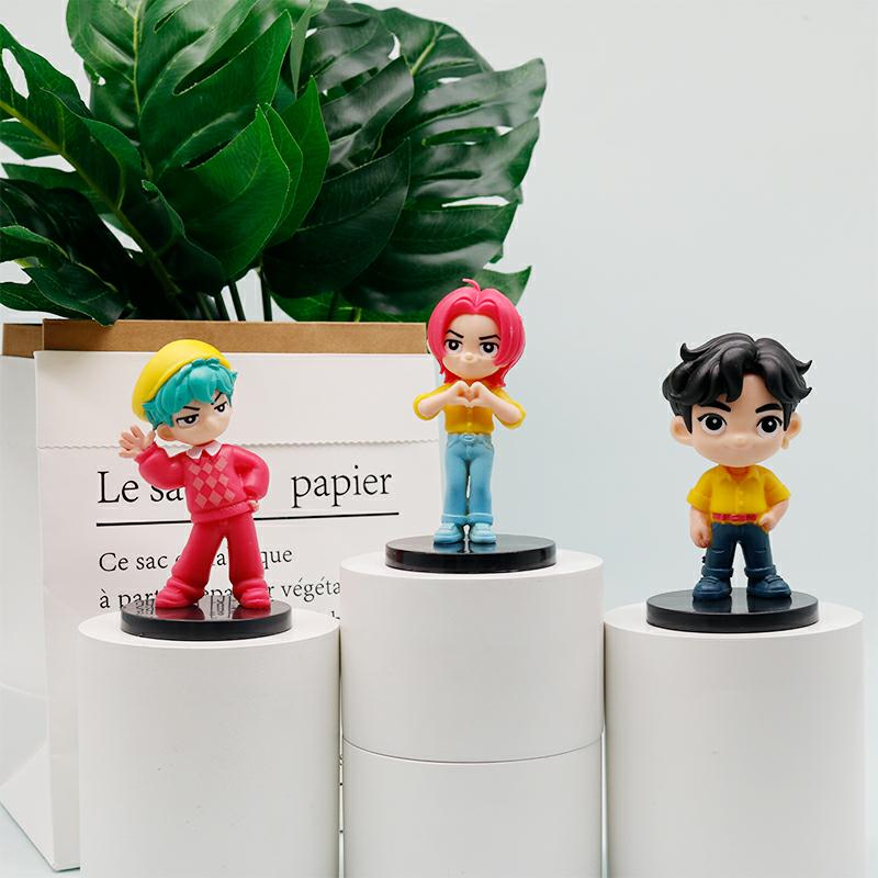 Мультяшные Игровые Периферийные Устройства Охотники на Демонов Аниме Kpop Фигурка Модель Игрушка Украшение для Стола Коллекционные Фигурки Модель Игрушки Для Ребенка Подарок