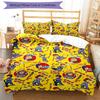 3pcs Chucky Bedding Set Duvet Cover Closure Includes 1 Duvet Cover & 2 Pillowcases, Soft and Comfortable for All Seasons.