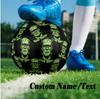 Custom Text Size 5 Soccer Ball, Standard Match Football For OutdoorFrankenstein's Monster