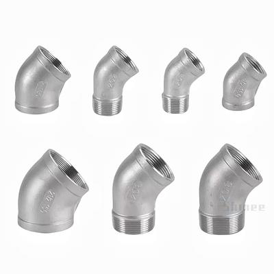 3/8" 1/2" 1/4" Угольник 90/45 Градусов Угловой F/M Нержавеющая Сталь SS304 Резьбовые Фитинги для Труб Редуктор Сантехническое Соединение