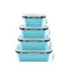Дом, Улица Силиконовый Материал Кухонные Принадлежности Коробка для Хранения Продуктов Контейнер для Продуктов Ланч-бокс Посуда