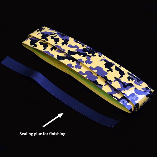1,5 м Широко используемая лента для ручки удилища Камуфляжная Впитывающая пот Персонализированный внешний вид Обмотка рукоятки