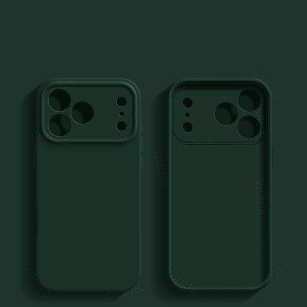 Силиконовый чехол-защита для линз для iPhone 17 14 12 11 13 15 16 Pro Max 16 15 14 Plus 16 E Air Ударопрочный чехол Аксессуары