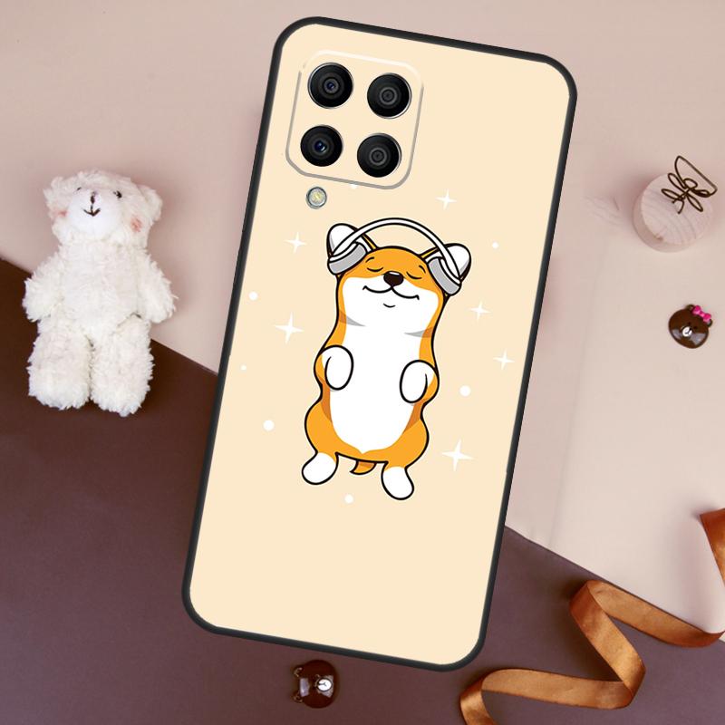 Мультяшный чехол Корги для Samsung Galaxy M13 M54 M34 M14 M56 M36 M16 M31 M11 M53 M12 M32 M52 M35 M55 M15 M06