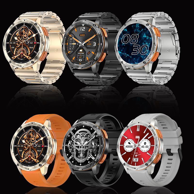 Smart Watches IP67 1.43 Inch Screen Waterproof Men's Watches Sports Watches High-definition Large-screen Low-power Waterproof Watches