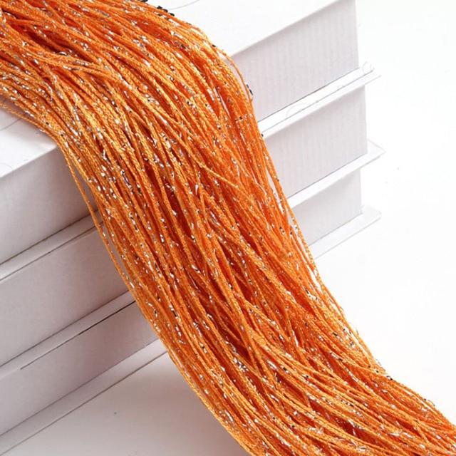 1x2M Shiny Tassel Silver Line String Curtain Valance Living Room Divider Wedding DIY Home Decor