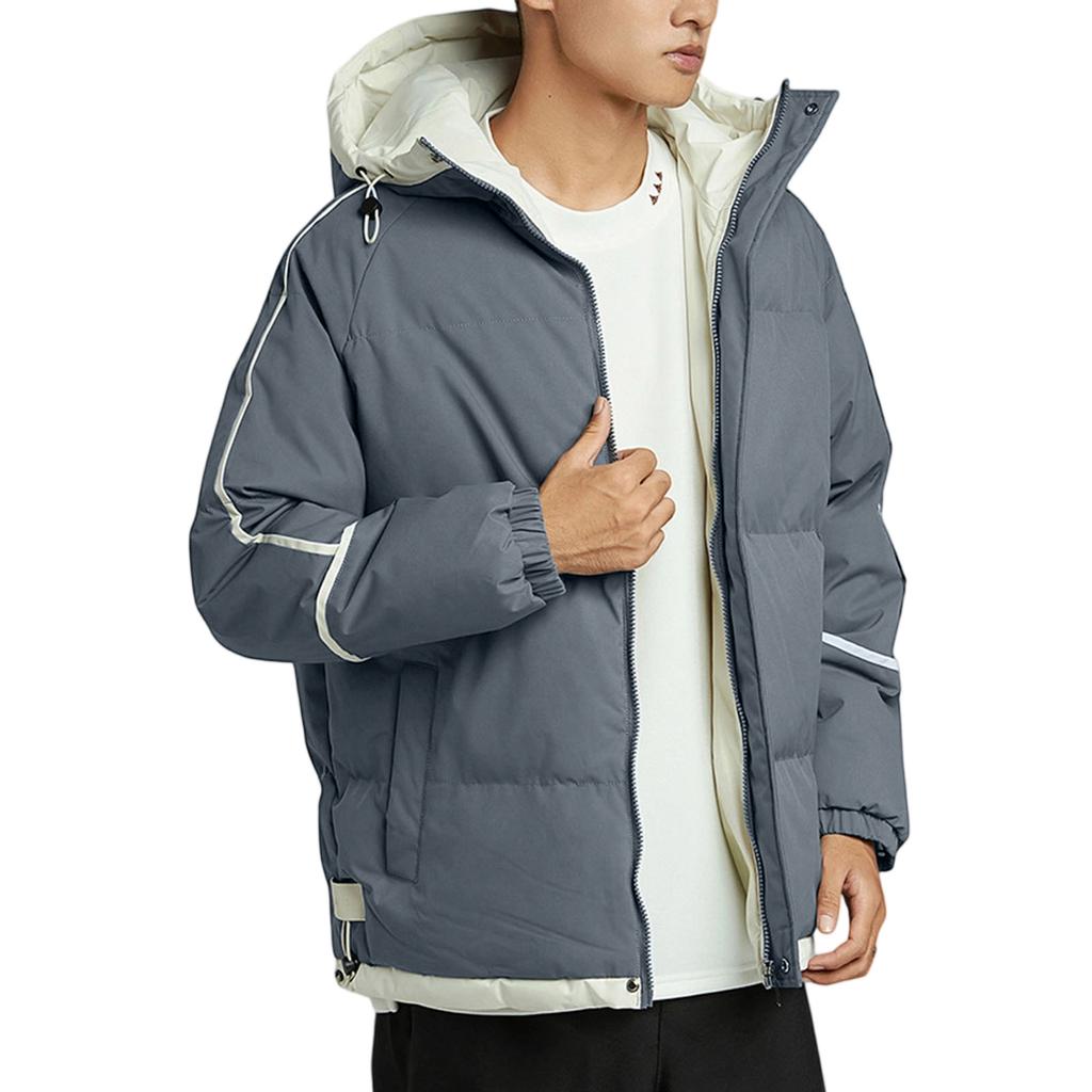 Men's And Women's Loose Hooded Hood Cotton-Padded Jacket Coat