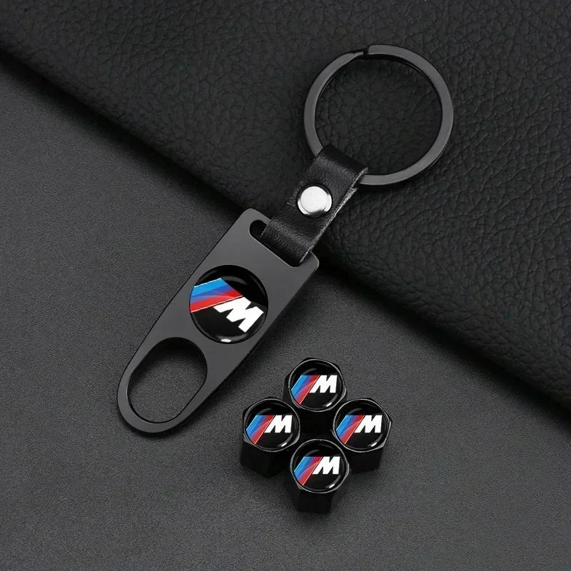 1Pcs Leather Key Chain Car Keyring Pendant Keychain Decor Styling For BMW E34 E36 E60 E90 E46 E39 E70 F10 F20 F30 X5 X6 X1 M3 M5 M6