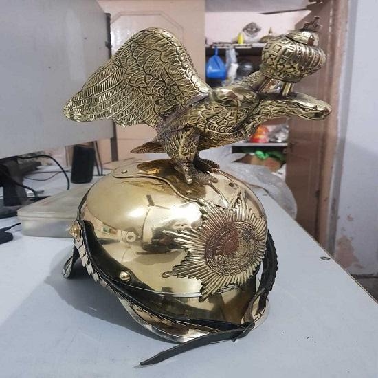 Handicraft Royal Helmet for Officers of the Russian Horse Guards and German Pickelhaube Helmet