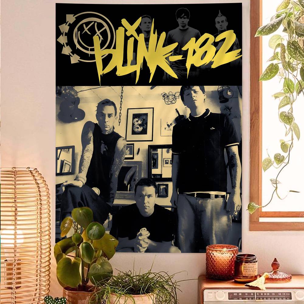BBlink 182 Рок-группа Красочный Гобелен Настенное Панно Богемные Настенные Гобелены Мандала Настенное Искусство Декор
