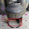 Firewood Gasifier Stove Fire Ring and Tank Head Accessories, Carbon Steel Inner Liner