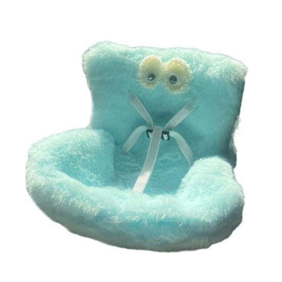 Car Safety Seat for Dolls Decorative Sofa Seat with Furry Cushion And Headrest for Car Air Vents Decor To Display Doll Toy