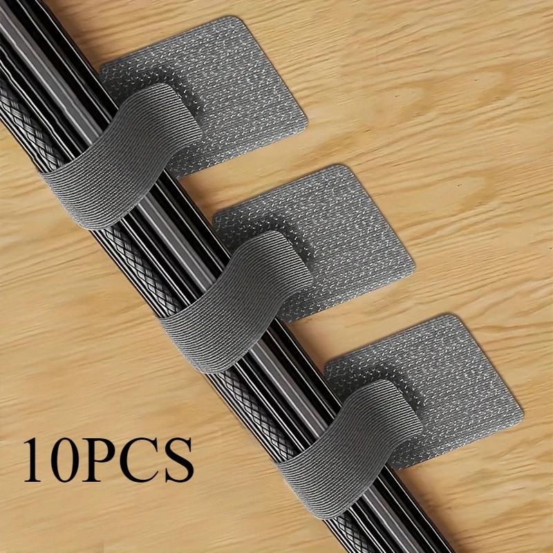 10PCS Self Adhesive Cable Organizer Table/Wall Adhesive Cable Fixed Clip Power Cable Tie Network Cable Routing Line Holder
