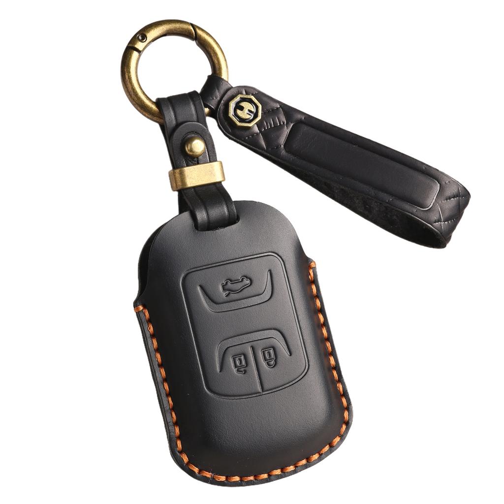 Новый ретро чехол для ключей подходит для кожаного чехла для ключей ручной работы и кольца-раковины старых автомобилей Chery.