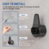 Anina EV Charger Holder for Tesla Car Plug Electric Vehicle Charging Nozzle Holster Dock Wall Mount Electric Cable Organizer Compatible with All