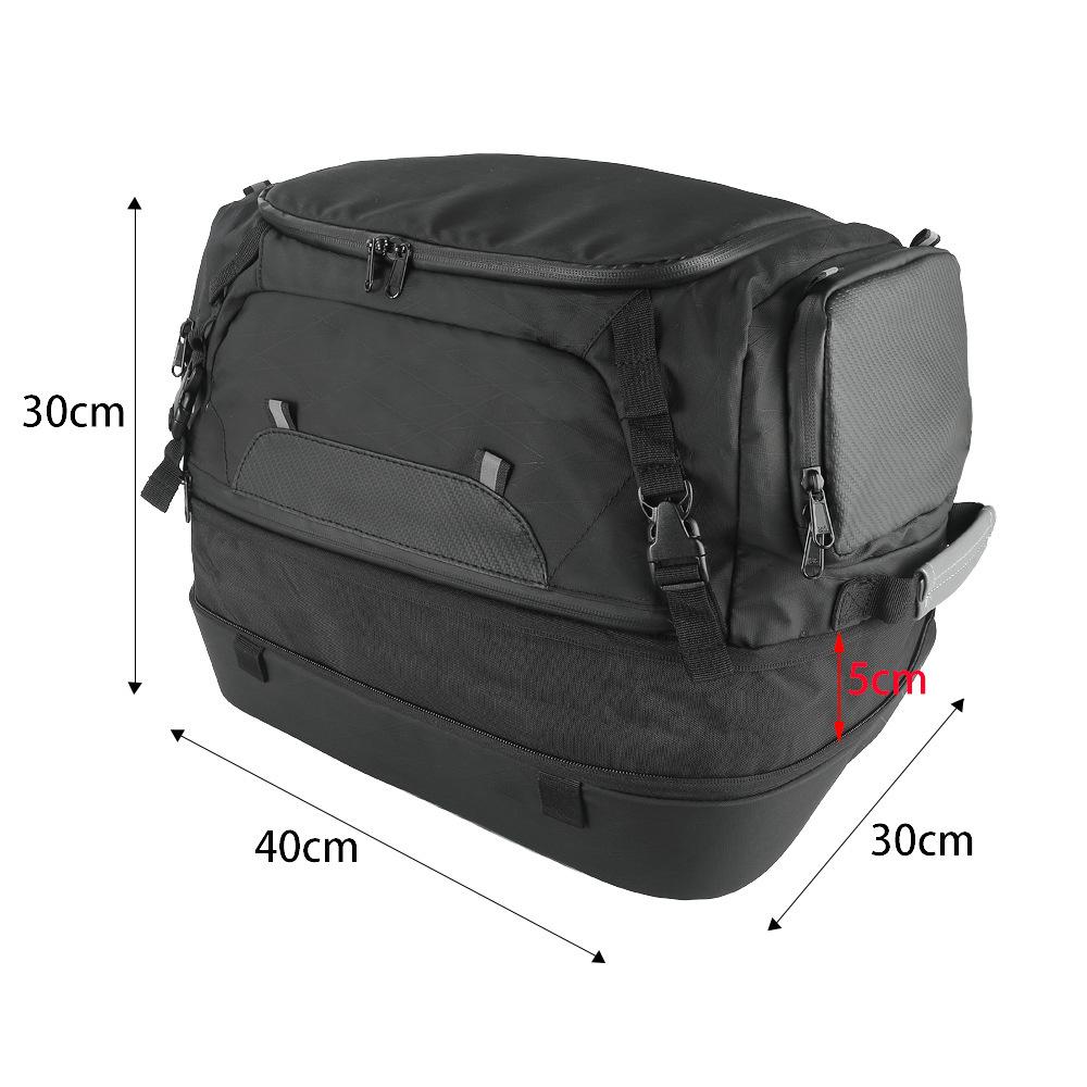 Universal 42L Waterproof Motorcycle Tail Rear Bag Repair Tool Bag For Bmw Honda