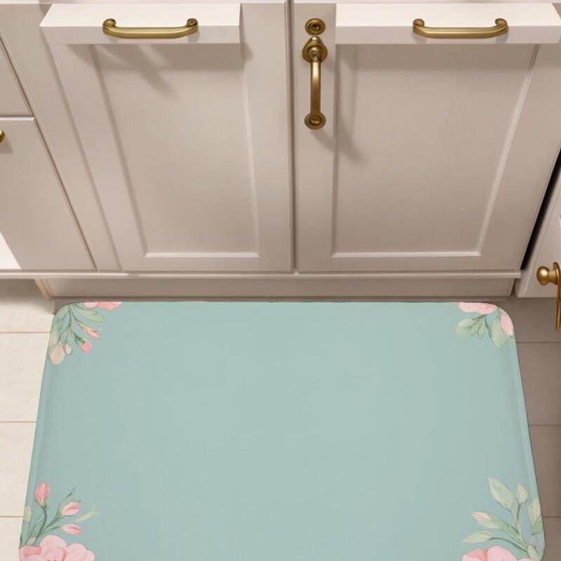 1 шт. Коврик для кухни с сафари-алфавитом, Нескользящий коврик для двери, Поп-дизайн, Коврик для ванной, Коврик для ванной, Ковер для дома, Раковина, Прачечная, Декорери