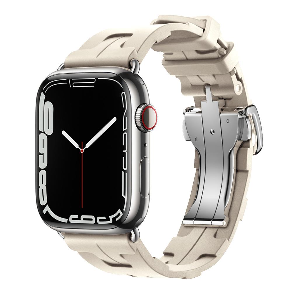 Kilim Single Tour Silicone Strap For Apple Watch Band 44mm 40mm 49mm 45mm 41mm 38 42 bracelet iwatch series 9 se 3 6 7 8 ultra 2