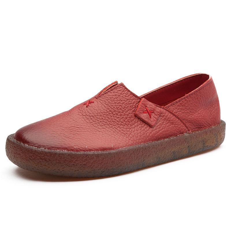 Модная дизайнерская женская черная обувь на плоской подошве слипоны женская повседневная из натуральной кожи плоская ручной работы женская обувь мягкая подошва лоферы