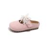 2025 Children Leather Shoes for Girls Spring New Fashion Korean Style Soft Bottom Anti-slippery Versatile Chic Princess Flats