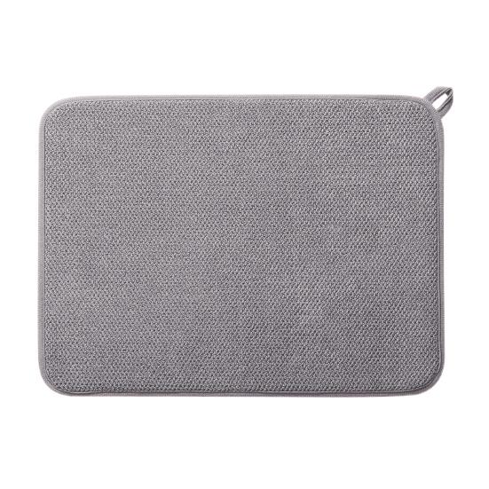 Microfiber Drying Mat Super Absorbent Quick-Dry Dish Drying Pad for Kitchen Countertop Heat Resistant Dining Table Mat for Pots Pans Cups