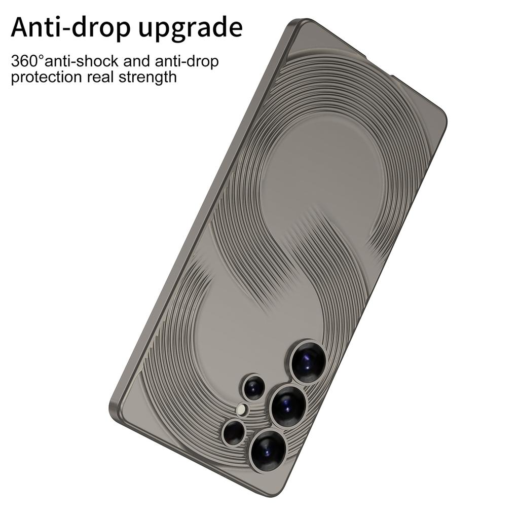 Для Samsung Galaxy S25 Ultra Чехол Твердый ПК Ультратонкий Задняя крышка телефона S-образный дизайн