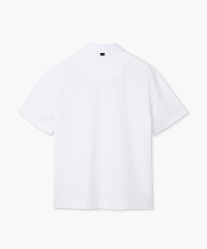 Beulipinggolpeu Women'S Linen-Like Pique Polo Shirt_White