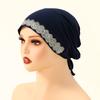 Модные блестящие стразы Хлопковый модальный внутренний чепчик Шапка Женский мусульманский хиджаб Подплаток Трикотажные шапочки Ислам Тюрбан Женский головной платок