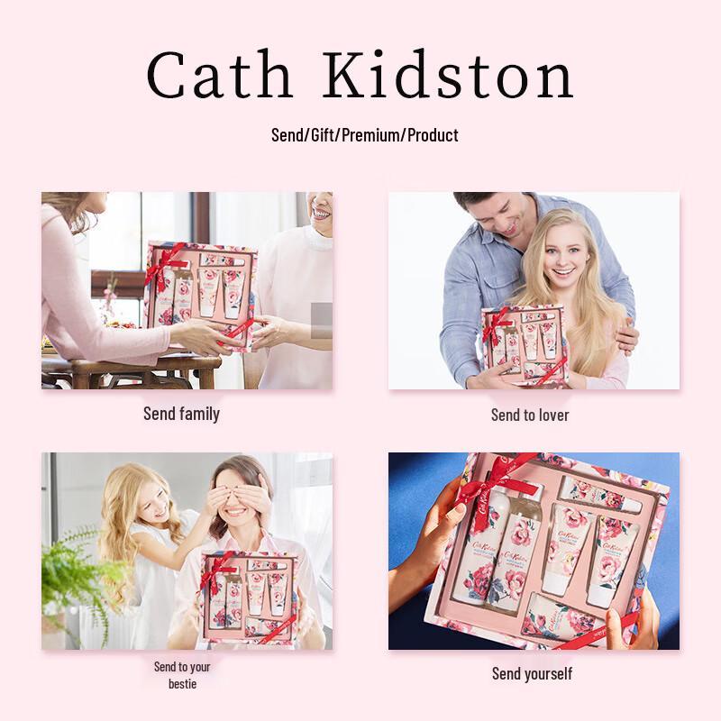 Cath Kidston Velvet Rose 6-Piece Body Care Gift Set