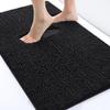 Chenille Soft Plush Bath Mat Super Absorbent Washable Non Slip Bathroom Comfortable Carpet for Shower Toilet Doormat Floor Rugs
