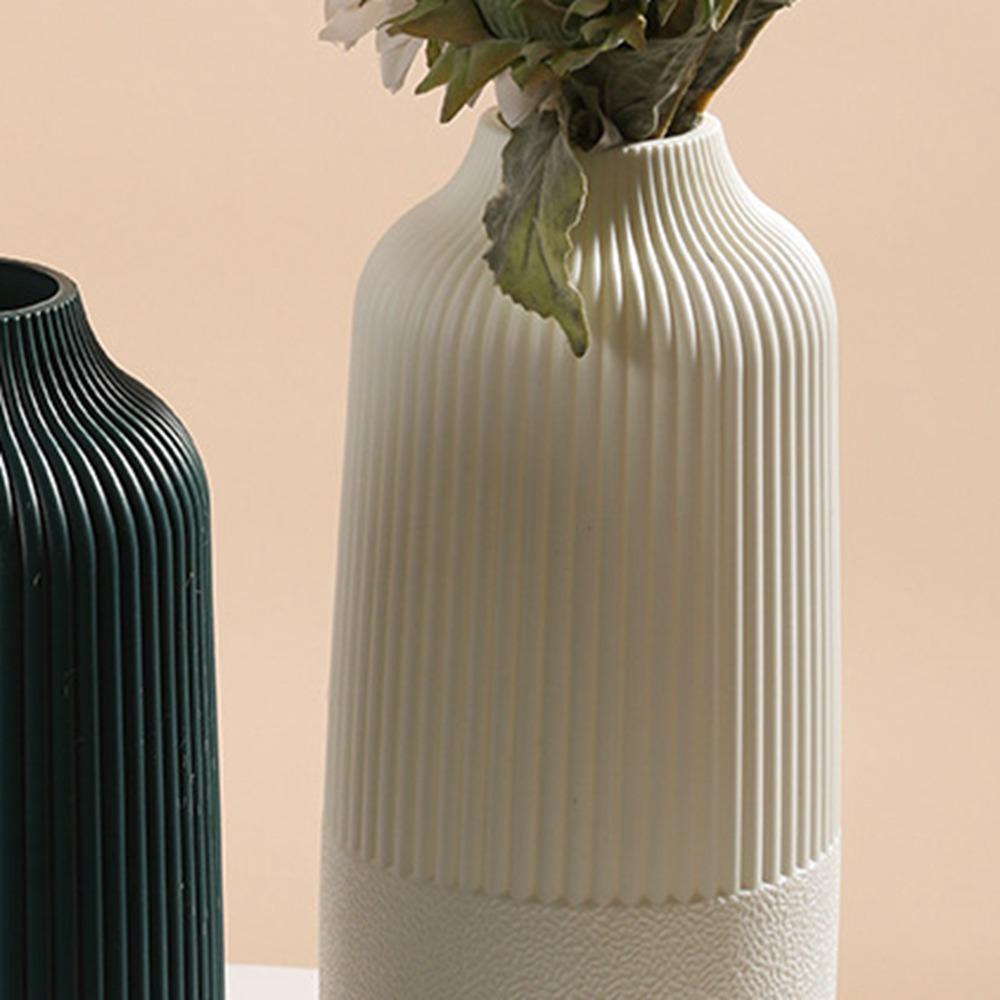 Imitation Ceramic Flower Pot Anti Fall Flower Arrangement New Flower Vase Home Decoration