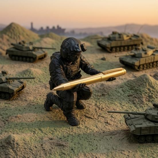 3D-печатный держатель-подставка для ручек и карандашей в виде солдата для стола, подставка для демонстрации ручек, креативный держатель для карандашей, военные украшения для домашнего офиса