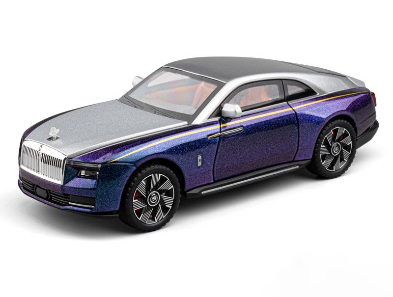 1/24 Rolls Royce Spectre Starlight Headliner Alloy Diecasts & Toy Model Vehicles Звук и свет Коллекция моделей автомобилей Детские игрушки