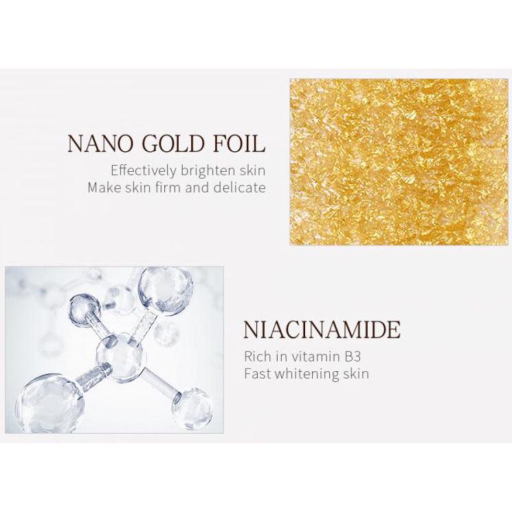 Антивозрастная сыворотка против морщин с улиткой и увлажняющая сыворотка с экстрактом 24-каратного золота 17 мл