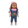 Наряд для кук American Girl 18 дюймов: Комплект из 2 предметов: комбинезон с принтом и аксессуары-повязка на голову