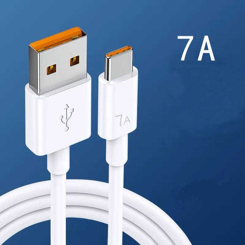 100 Вт 7A Кабель USB Type C для быстрой зарядки для Xiaomi Redmi POCO Huawei Honor Зарядное устройство для мобильного телефона Power Bank USB C кабель