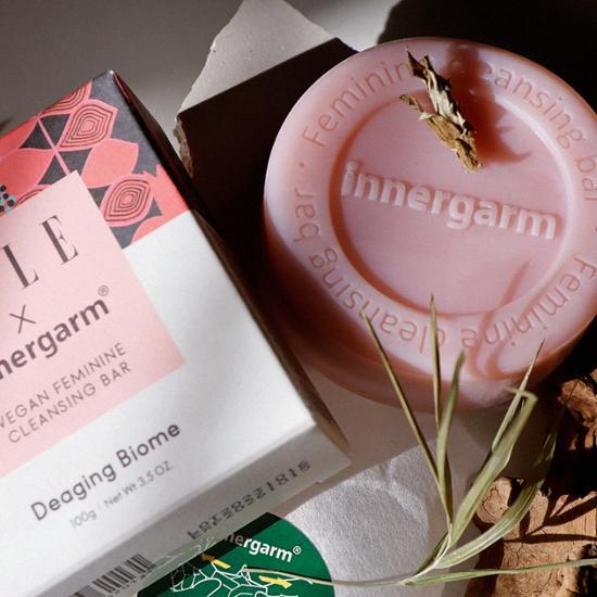 Inergam Vegan Женское очищающее мыло 100 г, 2 вида на выбор (Биом омоложения / Барьерный биом)